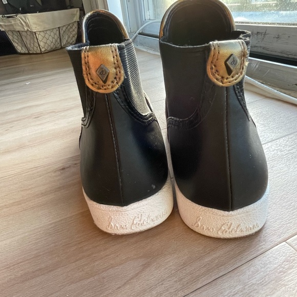 Sam Edelman high-top leopard & black sneakers, women’s size 8.5 - Picture 4 of 10